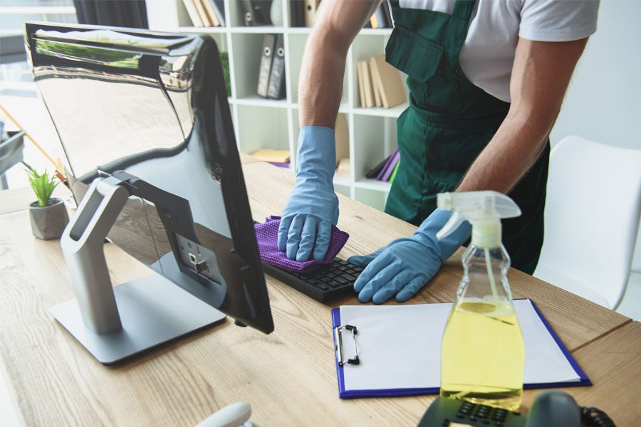 Disinfect your workplace from viruses and bacteria with commercial cleaning services