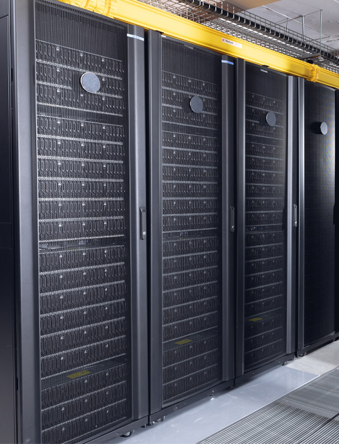 Servers in a data center